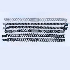 Black chain bracelets